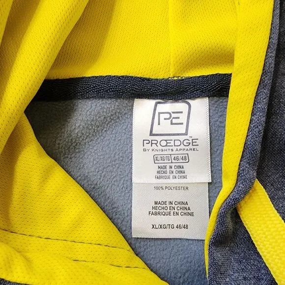 University Of Michigan Wolverines MU Hoodie Mens XL Pullover Sweatshirt Pro Edge - Picture 3 of 12